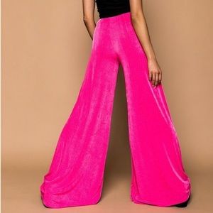 Pink Slinky wide leg pants 1 Left!